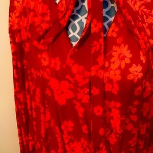 Semi Wrapped Rose 🌹 and Tangerine Long Sleeve